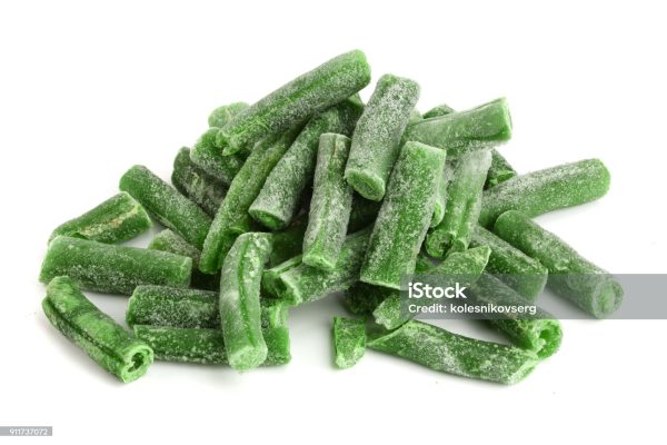 Frozen cut green beans vegetable isolated on white background the bew thai Online Thaise Webshop