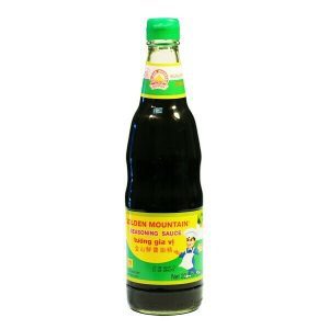 GOLDEN MOUNTAIN Seasoning Sauce 16x24ML peciaal voor in de thaise keuken die verkrijgbaar is in the online thaise webshop from Bew Thai. De lekkerste ingredient voor meals