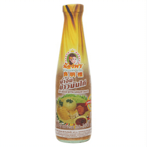 NONGPOEN Soy Bean With Ginger Sauce 24x300ML from Bew Thai peciaal voor in de thaise keuken die verkrijgbaar is in the online thaise webshop from Bew Thai. De lekkerste ingredient voor meals