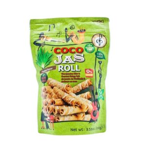 Coco Jas Roll Pandan Flavor 12x100GR speciaal voor in de thaise keuken die verkrijgbaar is in the online thaise webshop from Bew Thai. De lekkerste ingredient voor meals