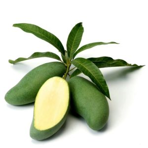 green mango speciaal voor in de thaise keuken die verkrijgbaar is in the online thaise webshop from Bew Thai. De lekkerste ingredient voor meals