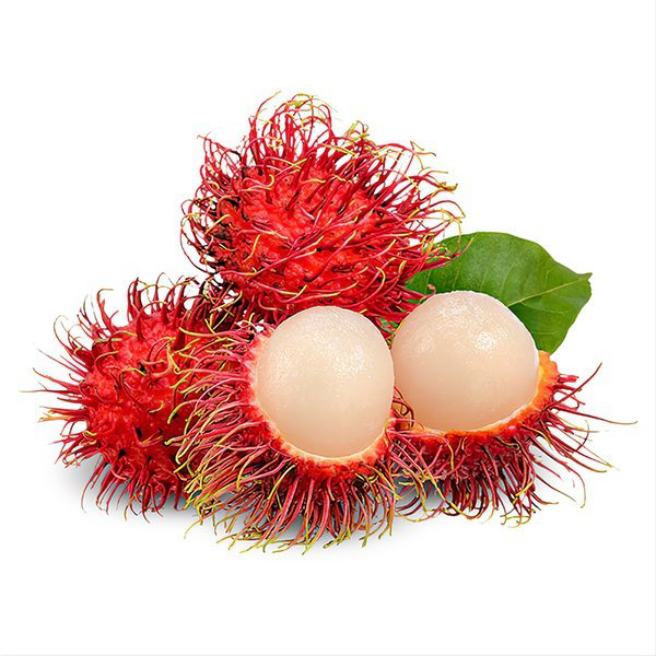 Rambutan, thaise rode fruit speciaal voor in de thaise keuken die verkrijgbaar is in the online thaise webshop from Bew Thai. De lekkerste ingredient voor meals
