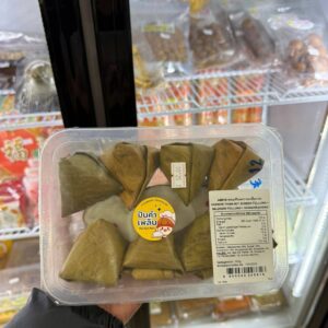 Gestoomde rijstcake zoet & hartig (Khanom Tian)